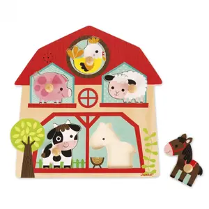 Comparateur de prix : Puzzle musical Janod Les copains de la ferme