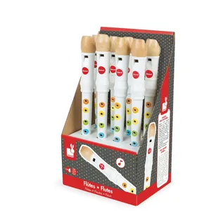 Comparateur de prix : Flûte en bois - JANOD - Confetti blanche - Enfant - A partir de 3 ans