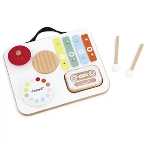Jeu d'éveil Janod Confetti Table musicale baby pas cher