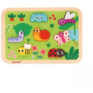 Comparateur de prix : Janod - Chunky puzzle en bois Jardin - JURATOYS