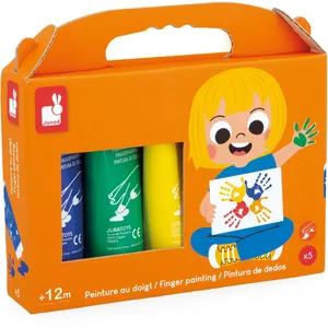 Comparateur de prix : Janod - Kit de peinture au doigt Multicolore taille unique