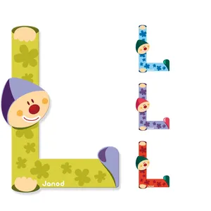 JANOD Juratoys Decoration Lettre Clown (Bois) - L pas cher
