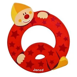 Comparateur de prix : Lettre de l'alphabet Clown Q - Janod