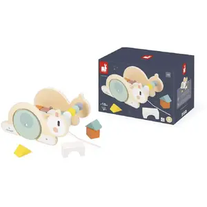 Jeu d'éveil Janod Sweet Coconut Chariot Cube Escargot pas cher