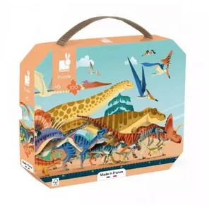 Puzzle 100 pièces Janod Panoramique Dino pas cher