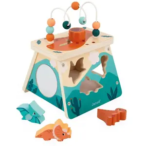 Comparateur de prix : Jeu d'encastrement Janod Volcan Multi-Activités Dino