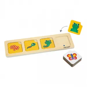 Jeu pour découvrir la nature Janod Cartes séquences Le jardin pas cher