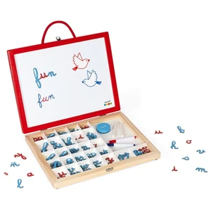 Janod - Mallette de Lettres cursives 4 en 1 Multicolore taille unique pas cher