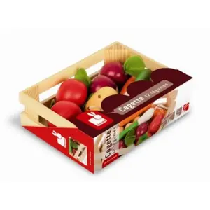 Juratoys JANOD - Cagette de 12 légumes (bois) - Dès 3 Ans pas cher