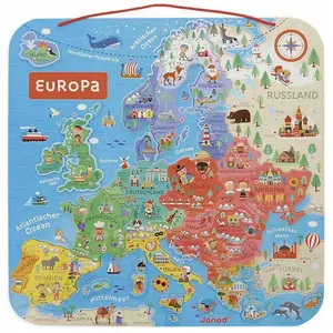 Comparateur de prix : Juratoys Janod carte d'Europe magnétique - Allemand