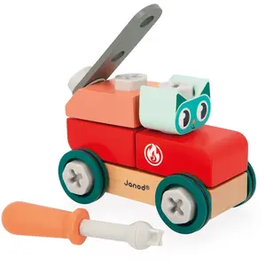 Comparateur de prix : Jeu d'éveil Janod Brico'Kids Voiture à bricoler chat