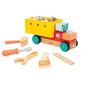 Comparateur de prix : Janod Camion de bricolage à tirer Brico'kids