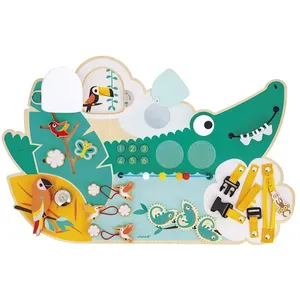 Comparateur de prix : Janod Tableau D´activités Crocodile Tropical