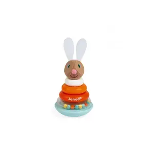 Comparateur de prix : Jeu d'éveil Janod Empilable Culbuto Lapin