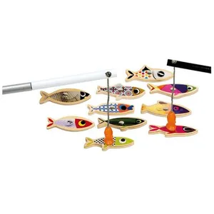 Comparateur de prix : Juratoys Jeu de pêche à la ligne Sardine en bois JANOD dès 2 ans