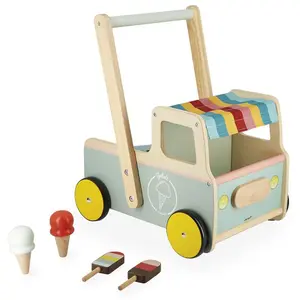 Janod - Chariot de marche Marchand de glaces Multicolore taille uniqueVendu paramazon