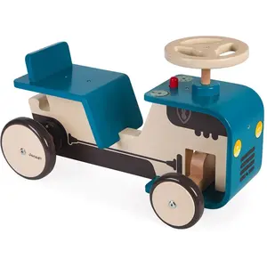 Comparateur de prix : Janod - Porteur Tracteur En Bois