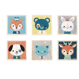 Comparateur de prix : Jeu d’éveil Mes Premiers cubes Portraits de la forêt Janod