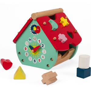Janod MAISON A FORMES BABY FOREST pas cher