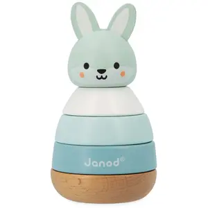 Comparateur de prix : Janod Empilable Lapin en bois J08653