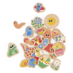 Janod Magnets Jardin 24 pièces