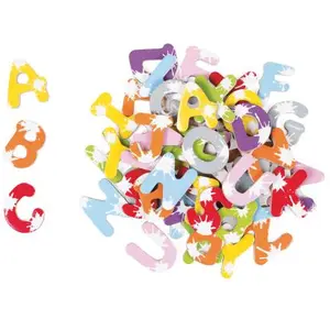 JANOD - Mallette 52 lettres magnétiques Splash (bois) - Dès 3 Ans pas cher