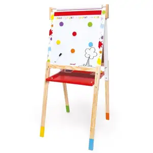 Comparateur de prix : Juratoys Tableau Réglable Splash en Bois JANOD - Tableau Double Face pour Enfant - Dès 3 Ans