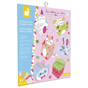 12 boîtes kawaii en papier à créer - Les ateliers déco - Janod