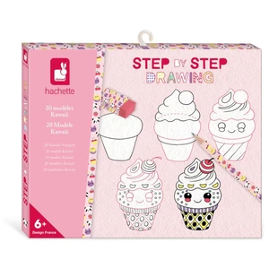 Comparateur de prix : Janod Dessin et coloriage enfant Step by Step Drawing 20 Modèles Kawaii
