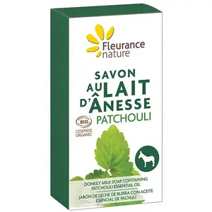 Comparateur de prix : Fleurance Nature Pain de savon au lait d'ânesse et au patchouli 100g