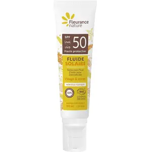 Fleurance Nature Fluide solaire bio SPF50 - Visage & corps - 100 ml pas cher