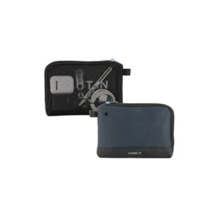 Mobilis - Housse pour câbles / chargeurs / accessoires - bleu marine, noir