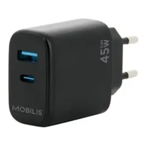 Comparateur de prix : Mobilis adaptateur secteur - rapide, gan - USB, 24 pin USB-C - 45 Watt