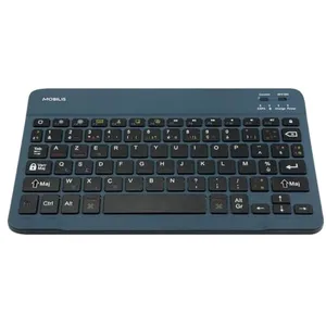 Comparateur de prix : MOBILIS Clavier - Bluetooth - AZERTY - Français - bleu
