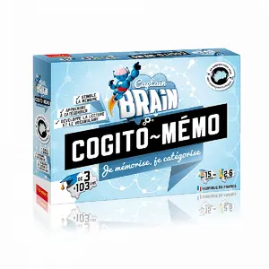 Silverlit Jeu d’ambiance Captain Brain Cogito Mémo Je mémorise Je catégorise pas cher