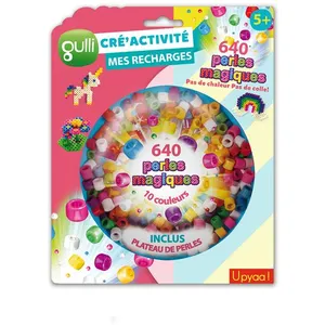 Kit créatif Gulli Cre'activités Perles Magiques rechargesVendu parcarrefour
