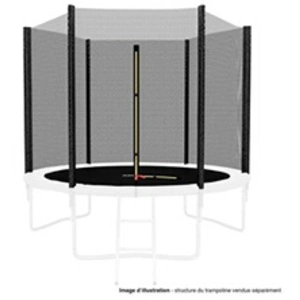 Comparateur de prix : Filet de sécurité extérieur Universel pour trampoline ø 8Ft, 6 Perches