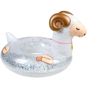 Comparateur de prix : Bouée Gonflable Ronde - Air My Fun - Mouton à Paillettes - ø115cm