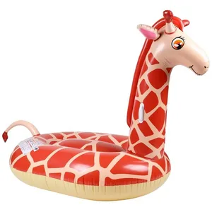 Comparateur de prix : Bouée Gonflable XXL Chevauchable - Giraffe - 140x140x105cm - Piscine &...
