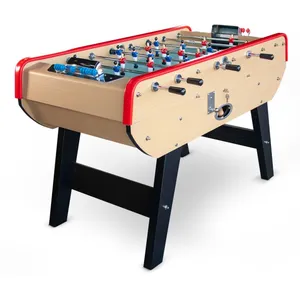 Table De Baby-foot Pliante VidaXL 121x61x80 Cm - Marron, Robuste, Pour Intérieur