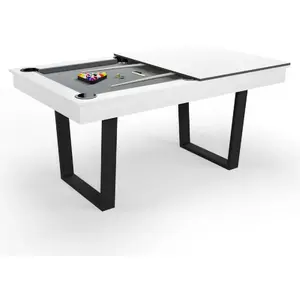 Comparateur de prix : SOKKER Billard Américain Convertible en Table à manger 4/6 personnes 185 x 104 x 82 Cm - Horizon