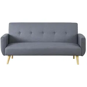 Comparateur de prix : Concept-Usine Berlin Gris : Canapé Scandinave Convertible 3 Places Gris
