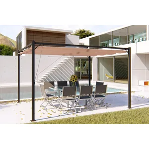 Comparateur de prix : CONCEPT USINE Tusa : tonnelle autoportante 3x4m 12m2, toile polyester taupe