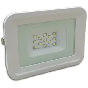 EUROBRYTE LED Projecteur Lampe 10W Blanc 6000K IP65 Extra Plat