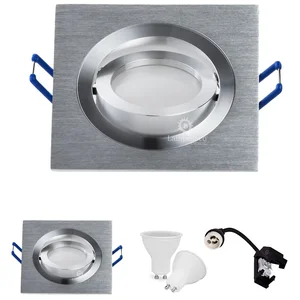 LAMPESECOENERGIE SPOT LED ENCASTRABLE ORIENTABLE CARRE 5W eq. 50W, BLANC NEUTRE ref.649