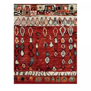 Comparateur de prix : UNAMOURDETAPIS Tapis berbère style Berber MOROCCO Rouge 160x230 OEKO TEX®
