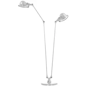 Jieldé Signal SI8380 lampadaire, 2 lampes argentéVendu parluminaire
