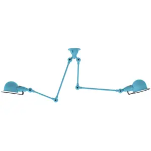 Jieldé Signal Sky3773 plafonnier, à 2 lampes bleu