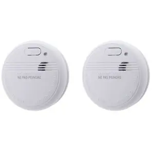 Comparateur de prix : Lot de 2 détecteurs de fumée autonomie 3 ans - pile + accessoires - Ot...