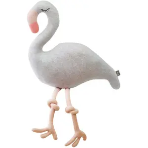 Non communiqué Grande peluche en coton- Flamant rose pas cher